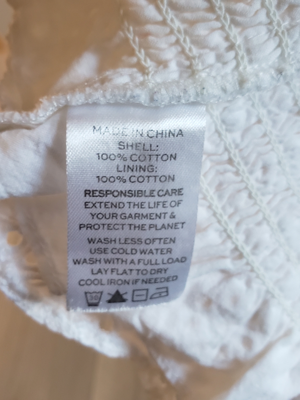 Hill House Paz Top Womens Small White - Picture 5 of 5